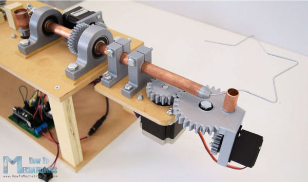 Arduino 3D Wire Bending Machine