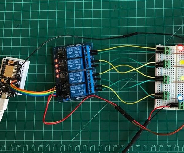 Node MCU With 4 Port Relay Module, Blynk App, IFTTT and Google Home. Profit?