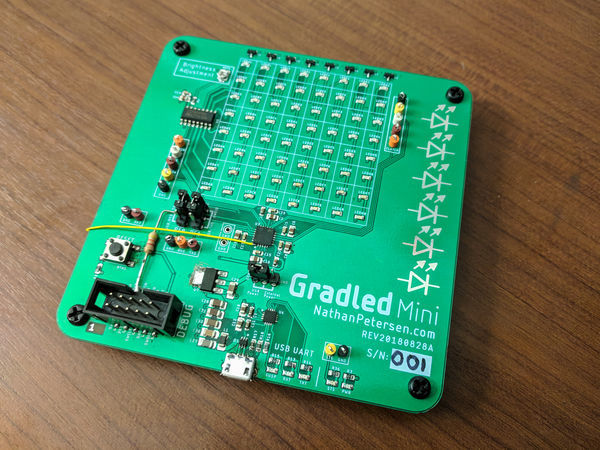 Gradled Mini: Prototype Modular Discrete LED Display