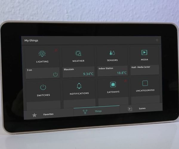 Open Source Smart Home With Touchscreen Control Panel