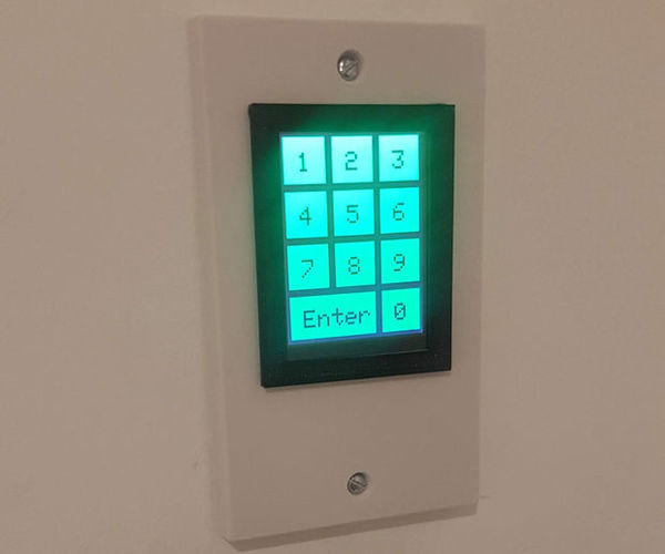 Arduino TFT Touchscreen Door Lock