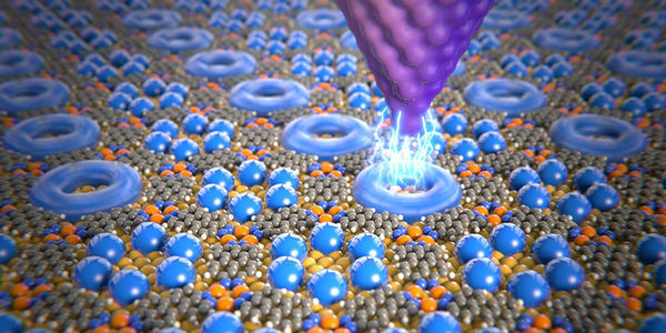 Data storage using individual molecules
