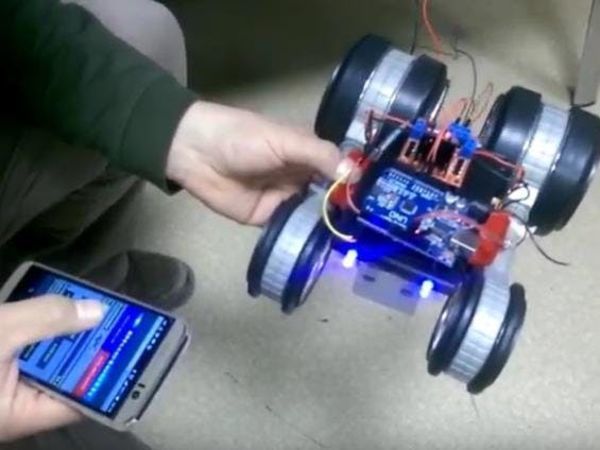 Car Control with Arduino Uno and Bluetooth