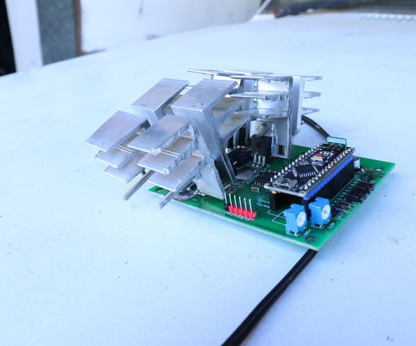 DIY High Current Motor Driver (h-bridge)