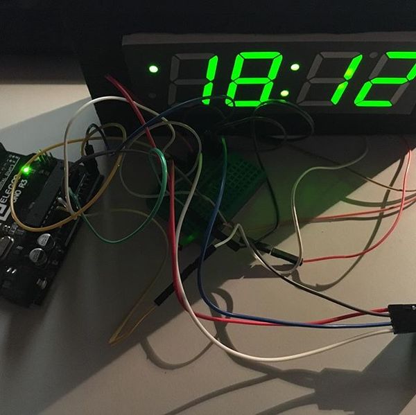 7-Segment Clock with Arduino Nano + DS3231 + LDR