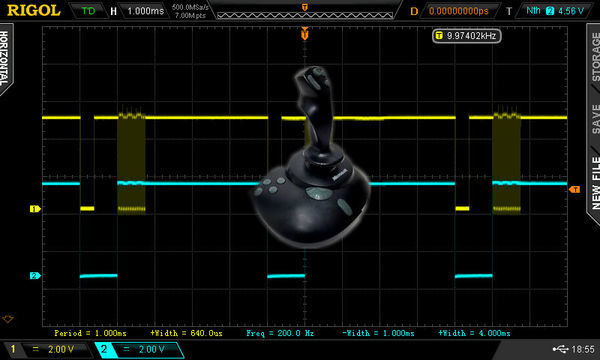 AVR Interface to Microsoft SideWinder Gamecontrollers