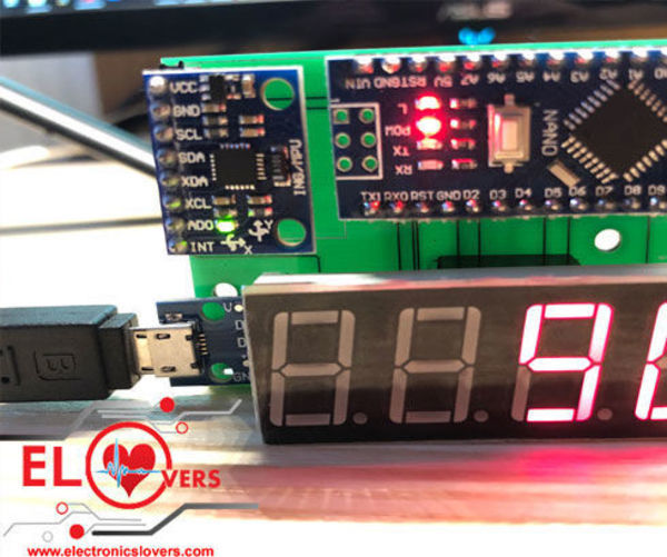 Digital Spirit Level a DIY Project Module by Electronicslovers