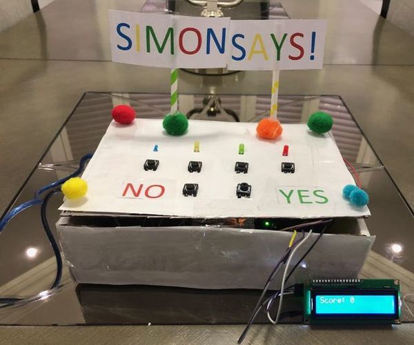 Simon Says With LCD Display