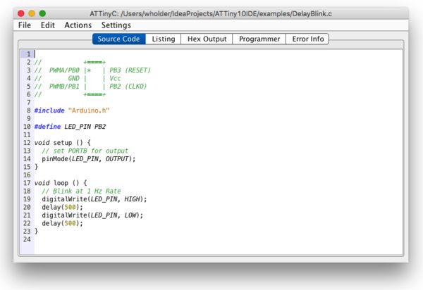 ATTiny10IDE
