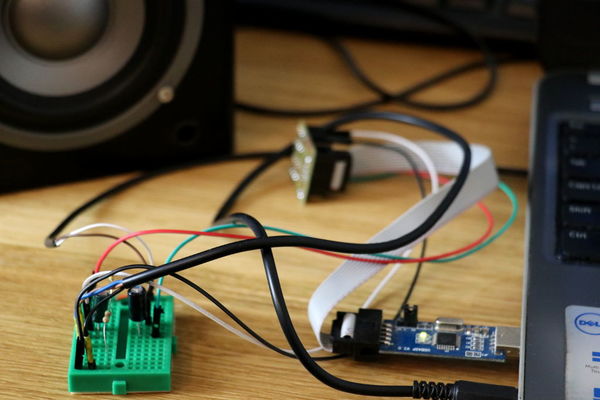 ATtiny13 - 8bit mono class D amplifier
