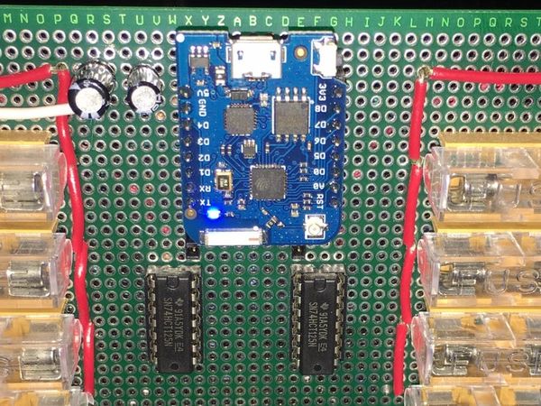 ESP8266 E1.31 Multiplexing Pixel Controller