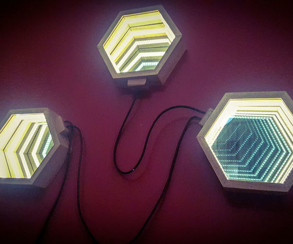 Infinity Mirror Wall Lights