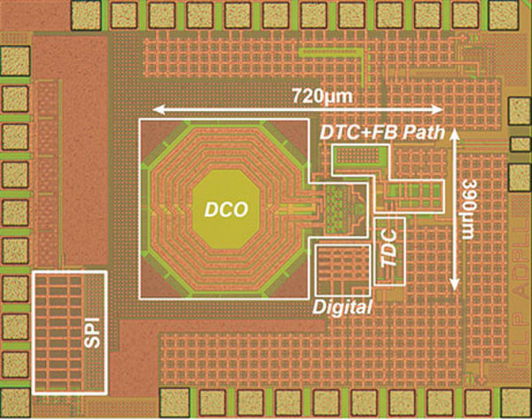 An ultra-low-power frequency synthesizer targeted for IoT devices: Digital PLL achieves a power consumption of 0.265 mW