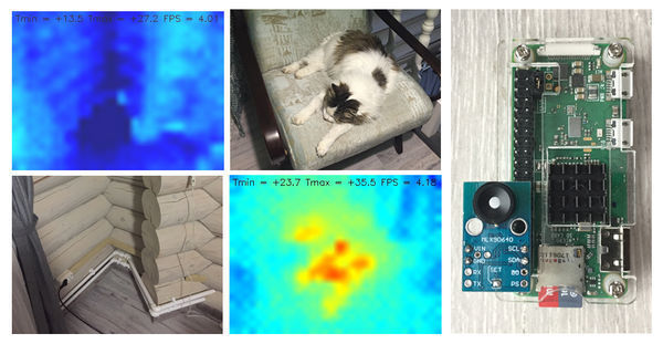 Making a DIY thermal camera based on a Raspberry Pi