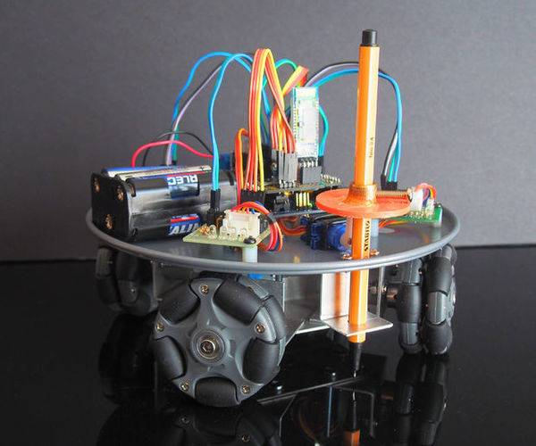 Omni Wheel CNC Plotter