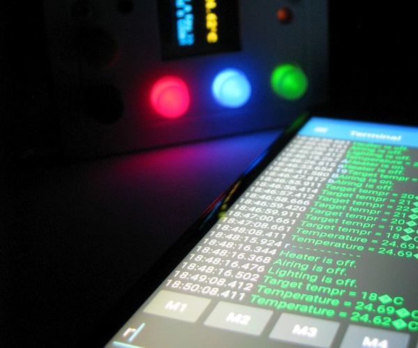 Smart Thermostat, Airing and Lights Control With Bluetooth