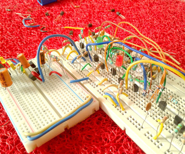 BCD Counter Using Discrete TRANSISTORS