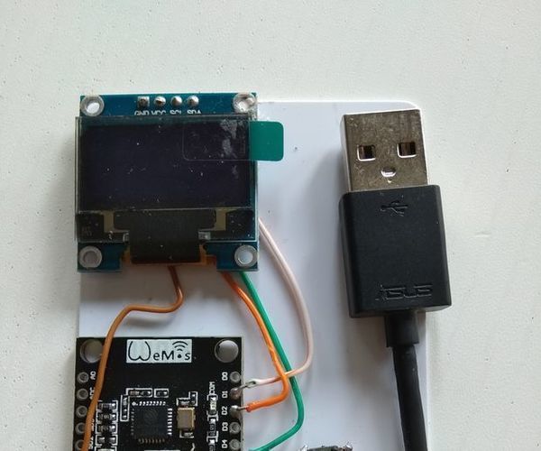 Credit Card Sized Deauther With Oled Screen