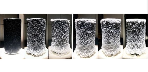 Solar-powered cup brews better brine treatments