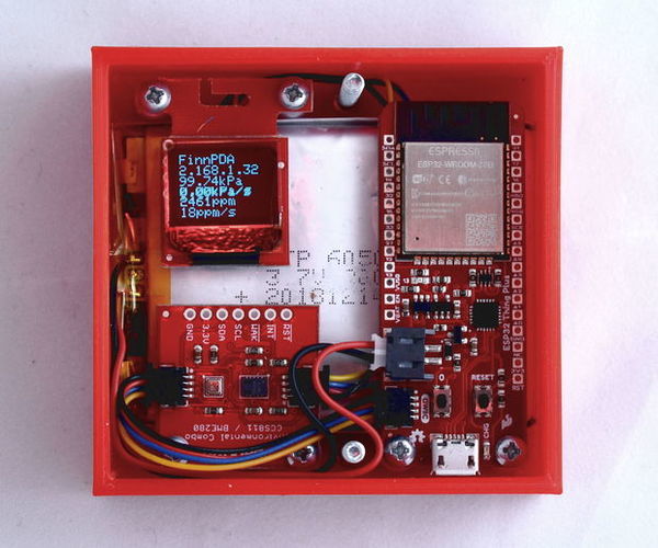 DIY Air Quality Sensor + 3D Printed Case