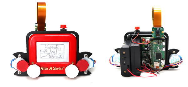 Etch-A-Snap - The Raspberry Pi powered Etch-A-Sketch camera