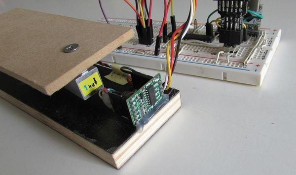 HX711 load cell amplifier library for AVR ATmega