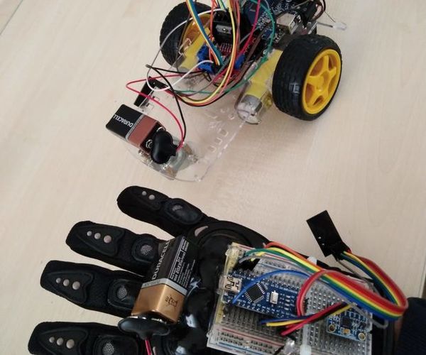 Car Control With Glove (Wi-Fi)