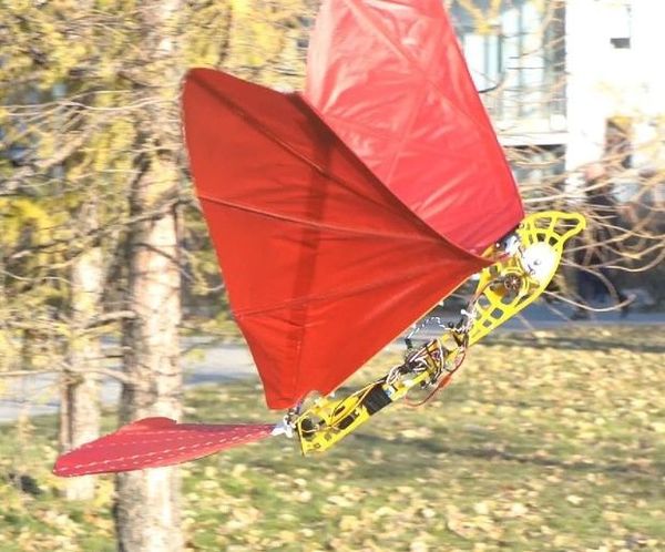 Opensource Ornithopter Prototype. Arduino Powered and Remote Controlled.