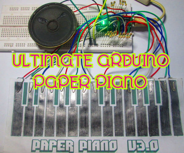 Ultimate Arduino Paper Piano