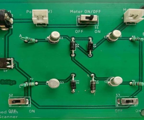 DC Motor Driving Using H Bridge