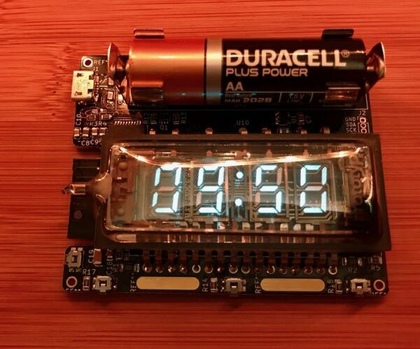 Vacuum Fluorescent Display Watch