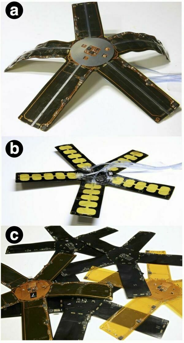 Circuit Robots: Mass manufacturing of self-actuating robots
