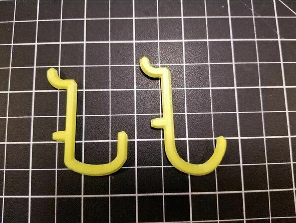 Customizable pegboard hooks