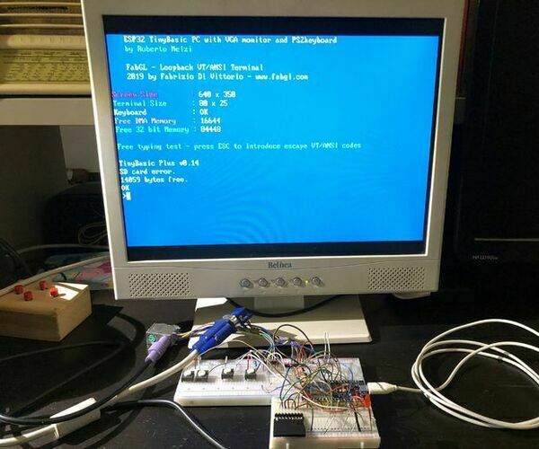 ESP32 Basic PC With VGA Output