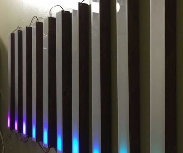 Retro LED Strip Audio Visualizer