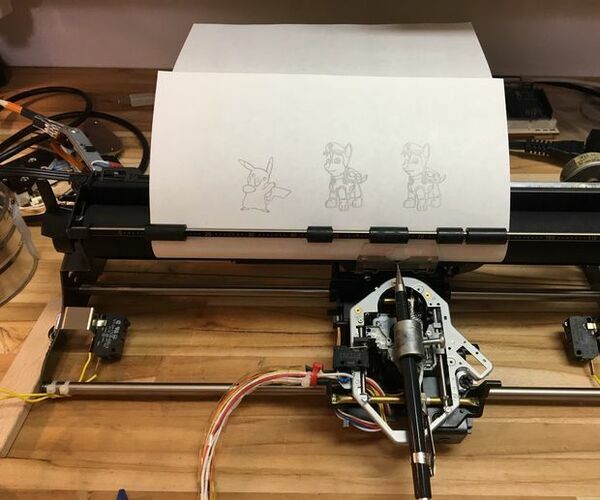Typewriter Turned Plotter