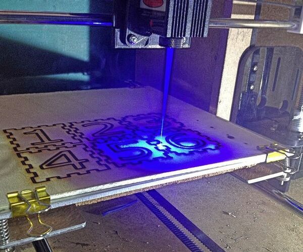 3D Printer Laser Modification