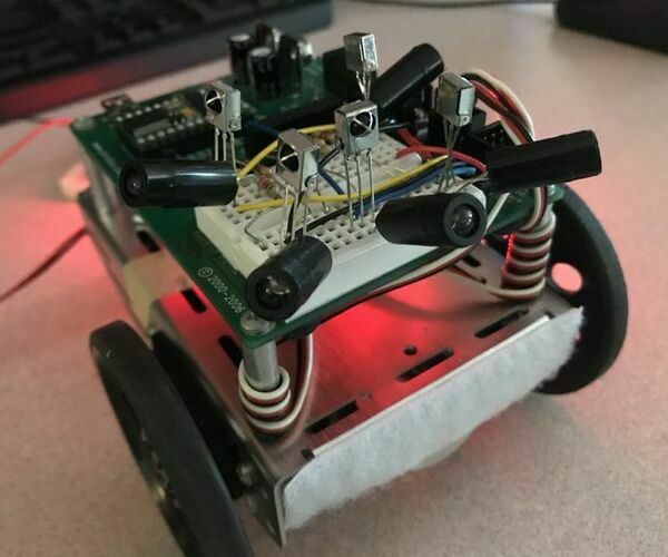 Boe-Bot With Infrared Detectors