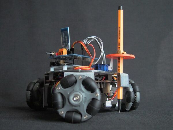 Omni Wheel CNC Plotter V2