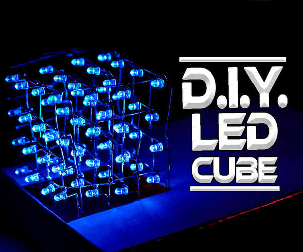 How to Make a 4x4x4 L.E.D. Cube With Leftover LEDs