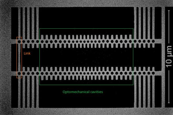 Spontaneous synchronisation achieved at the nanoscale