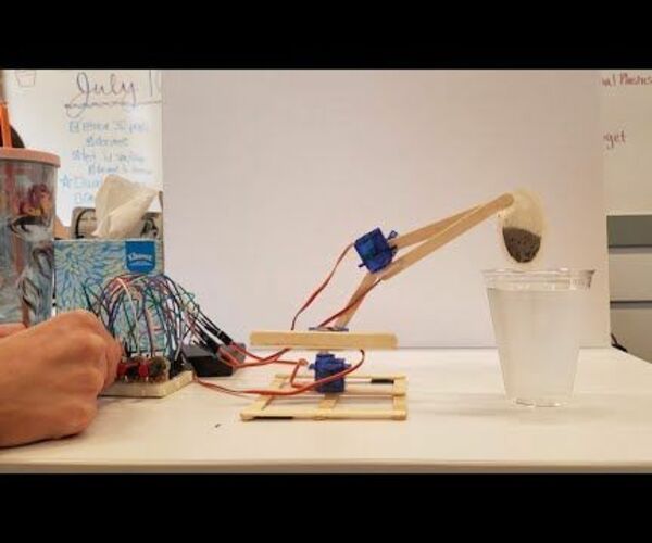Popsicle Stick Robotic Arm