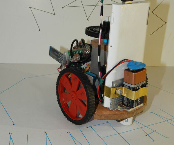 Trash Built BT Line Drawing Bot - My Bot