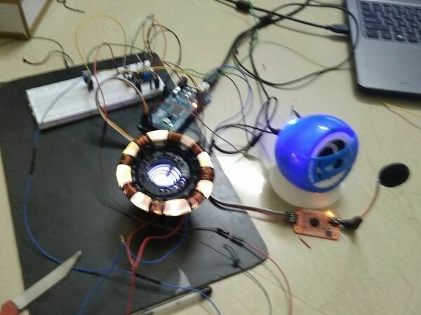 J.A.R.V.I.S with DIY Arc Reactor