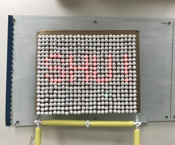 500 LEDs Wall With ESP32