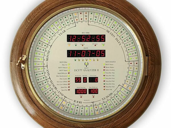 Arduino DCF77 Analyzer Clock MK2