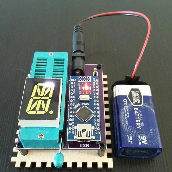 Programmable Seven Segment LED Tester is complete