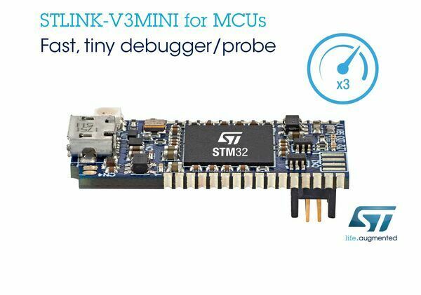 Compact, Convenient, STLINK-V3MINI Debug Probe from STMicroelectronics Accelerates STM32 Application Development