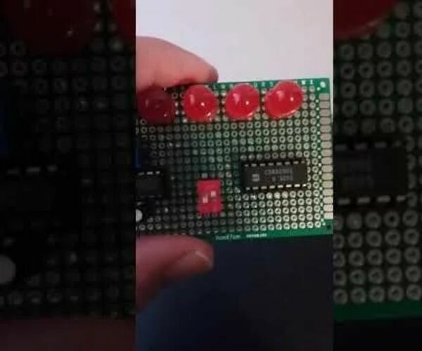 4 Bits Binary Counter Up/Down