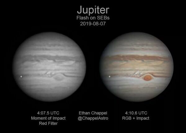 Jupiter just got slammed by something so big we saw it from Earth